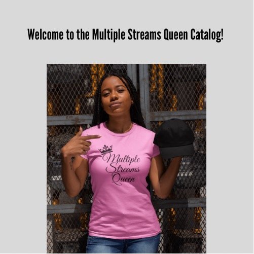 Multiple Streams Queen Merchandise Catalog